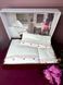 Комплект махрових рушників з вишитими серцями Ruffle love pink,Maison d'or 0713 фото 1