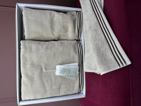 Комплект махрових рушників PURALICNE beige, Mаison D'or 00989 фото