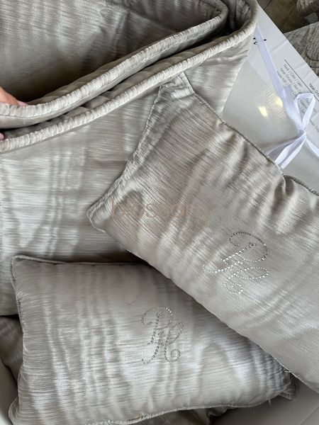 Люксовий комплект покривала з декоративними подушками та наволочками PEARL grey, PEPPER HOME 1171 фото