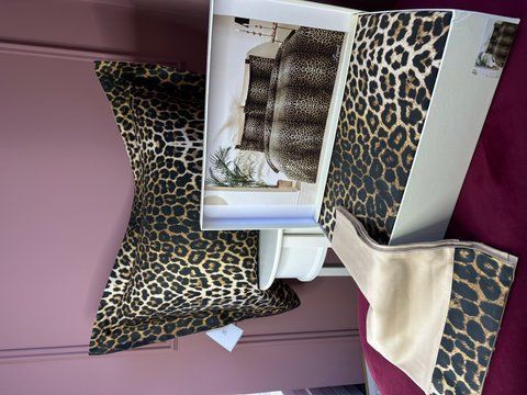 Сімейний комплект постільної білизни сатин люкс LEOPAR, TIVOLYO HOME 00161 фото