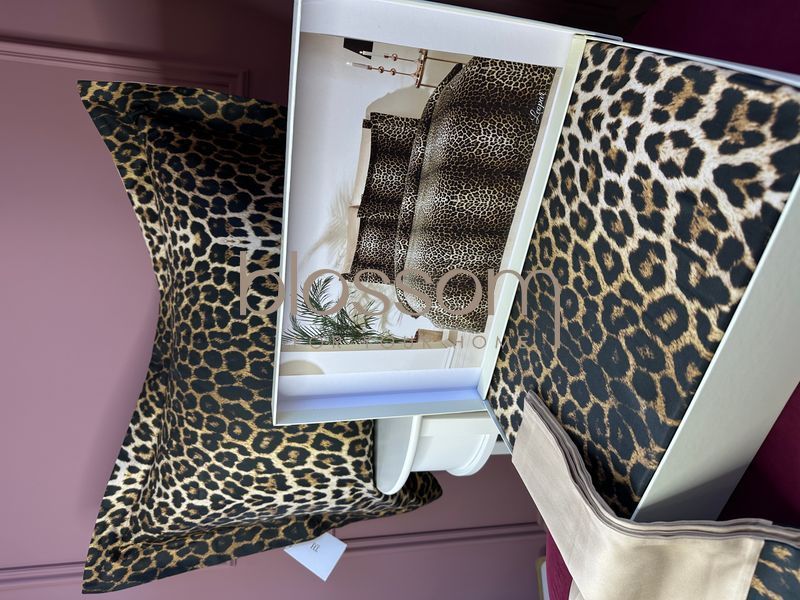 Семейный комплект постельного белья сатин люкс LEOPAR, TIVOLYO HOME 00161 фото