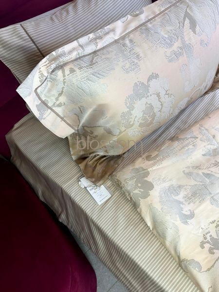 Комплект постельного белья из тенсела евро AMBRE gold, Maison d'or 9438 фото