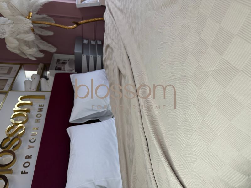 Покривало-плед вафельне SERAP beige,220-240см, MAISON D'OR 00992 фото