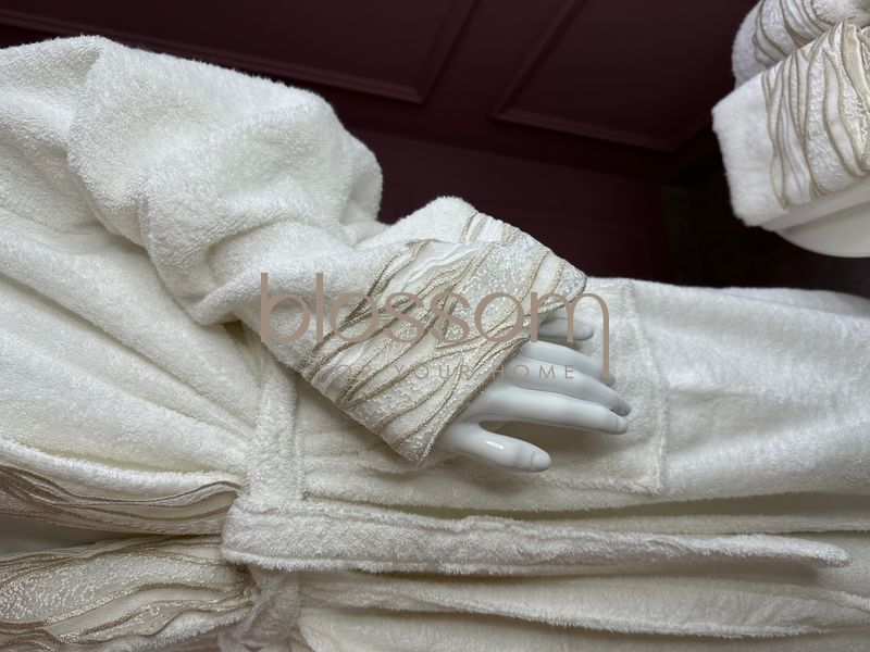 Банный комплект с халатом и полотенцами модель DIOR S-M, Pepper home 8006 фото