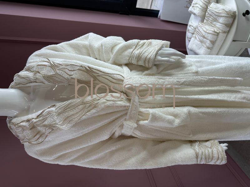 Банный комплект с халатом и полотенцами модель DIOR S-M, Pepper home 8006 фото