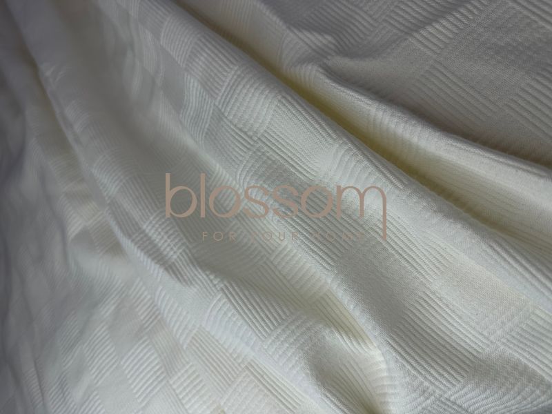 Покривало-плед вафельне SERAP cream,220-240см, MAISON D'OR 00993 фото