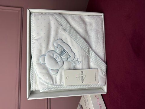 Дитячий рушник DEAR PANDA blue, Maison d'or 75*75 см 00996 фото