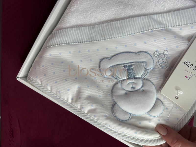 Дитячий рушник DEAR PANDA blue, Maison d'or 75*75 см 00996 фото