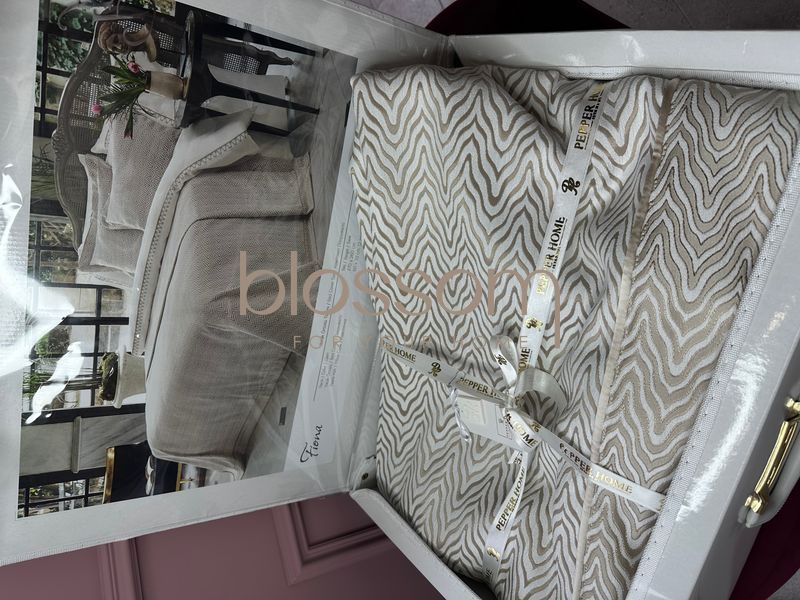 Комплект покривала з наволочками Pepper home ,FIONA ,beige,євро 653 фото