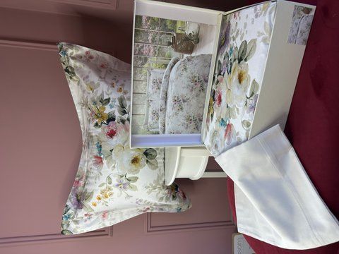 Сімейний комплект постільної білизни сатин люкс FINOLA, TIVOLYO HOME 00169 фото