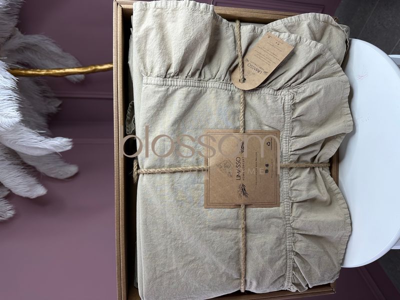 постільна білизна варена бавовна LIMASSO, exclusive,євро,oxford tan 2013 фото