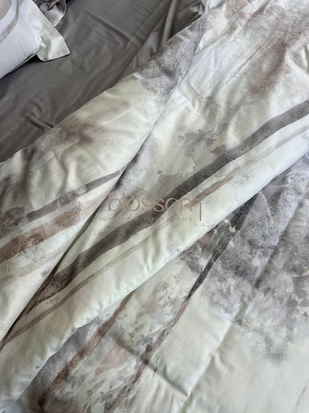 Комплект постільної білизни сатин люкс MARBLE, євро TIVOLYO HOME 0705 фото