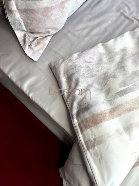 Комплект постільної білизни сатин люкс MARBLE, євро TIVOLYO HOME 0705 фото