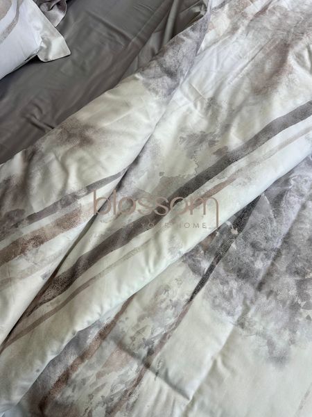 Комплект постельного белья сатин люкс MARBLE ,евро TIVOLYO HOME 0705 фото