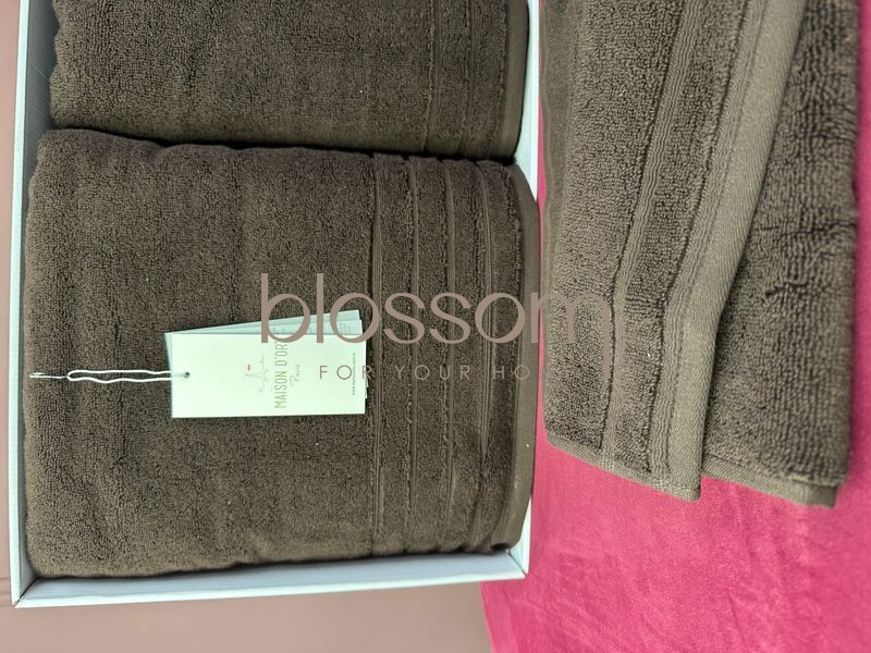 Комплект махрових рушників CARESSE brown, Mаison D'or 00979 фото