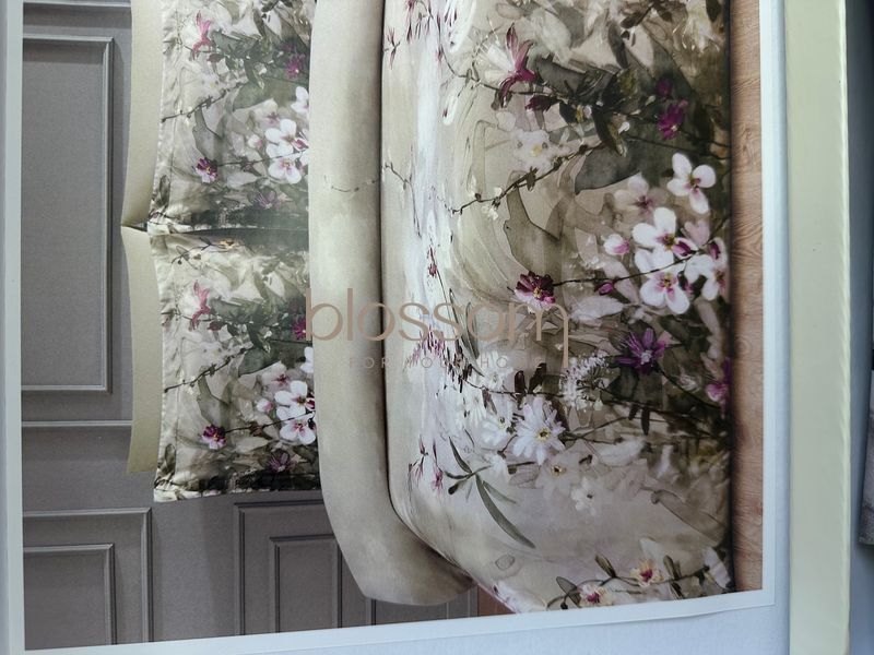 Комплект постельного белья сатин люкс BATIK, Tivolyo home, евро размер 0141 фото