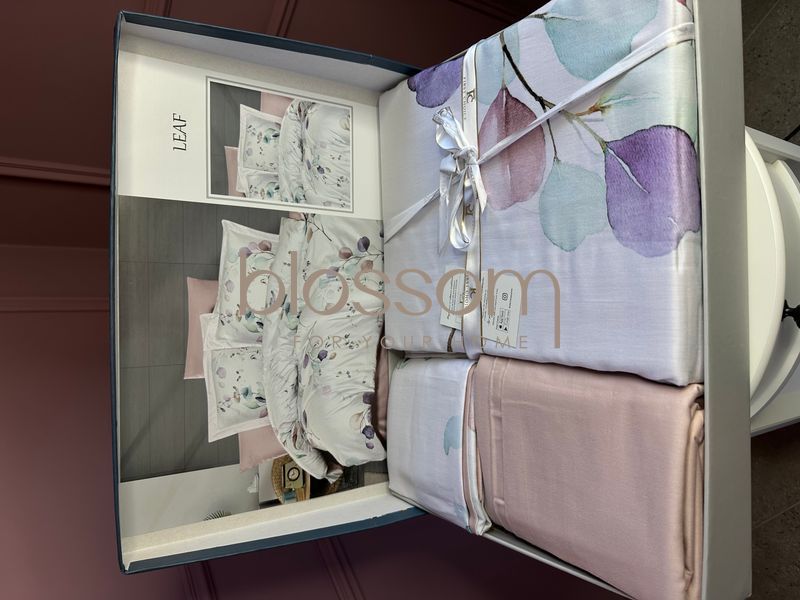 Комплект постільної білизни  LEAF ,євро , FIRST CHOICE 8905 фото