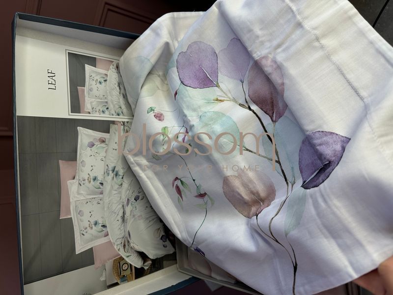 Комплект постільної білизни  LEAF ,євро , FIRST CHOICE 8905 фото
