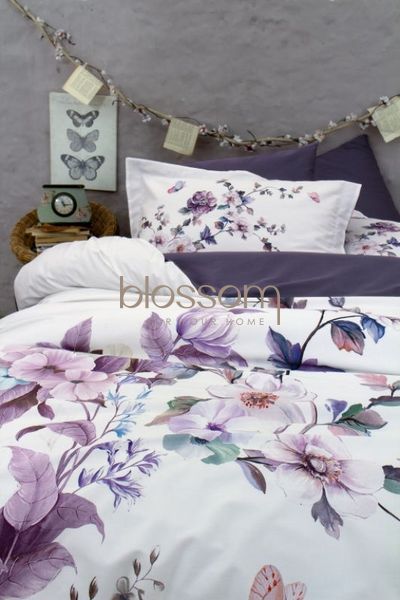 Комплект постільної білизни  MARTINA PURPLE ,євро , FIRST CHOICE 0904 фото