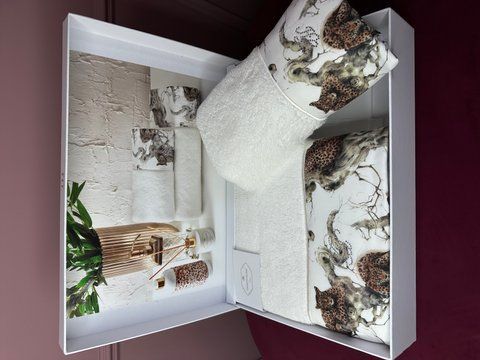 Комплект махрових рушників SALOME , TIVOLYO HOME 0245 фото