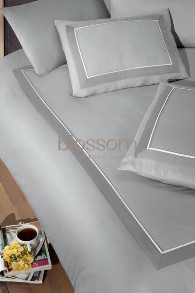 Комплект постельного белья BELEZZA grey,евро, FIRST CHOICE 1002 фото