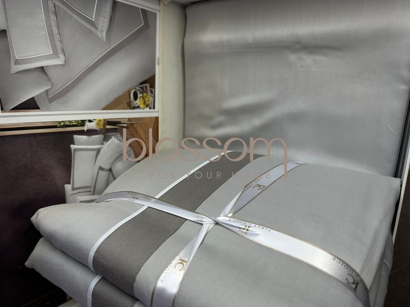 Комплект постельного белья BELEZZA grey,евро, FIRST CHOICE 1002 фото