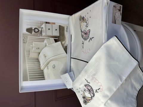 Комплект постільної білизни  в ліжечко для немовлят BALLERINA, TIVOLYO HOME 00359 фото