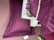 Семейный комплект постельного белья сатин люкс в полоску JACQUARD bordo , TIVOLYO HOME 0247 фото 3
