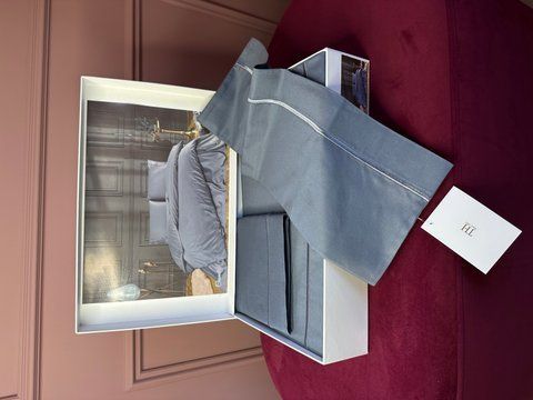 Комплект постільноі білизни  сатин люкс CASUAL  laci ,євро ,TIVOLYO HOME 7665 фото