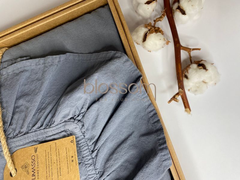 Постельное белье варений хлопок LIMASSO, exclusive, евро, natural grey 2013 фото