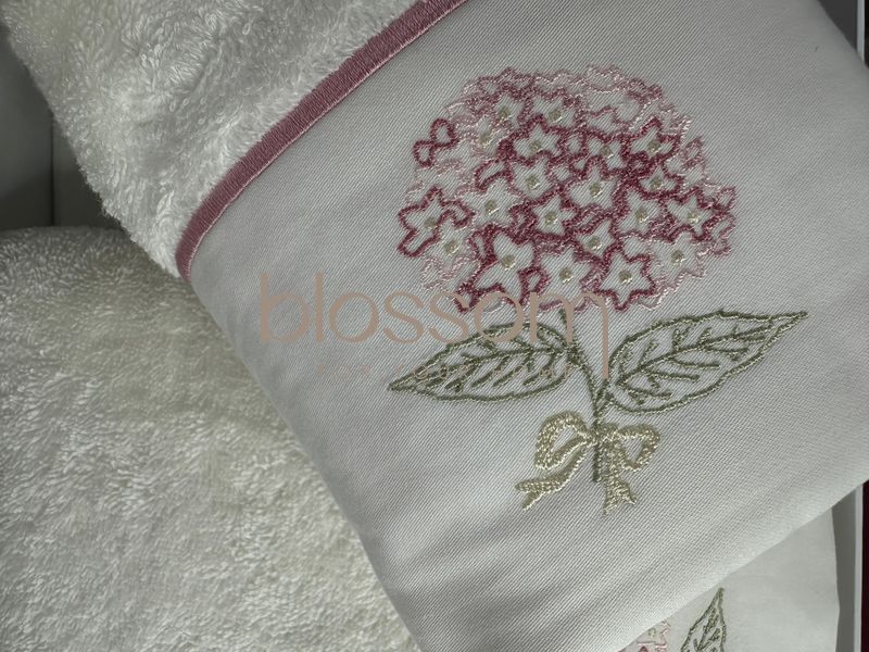 Комплект махрових рушників  ORTENSIA PEMBE, Tivolyo home 00276 фото