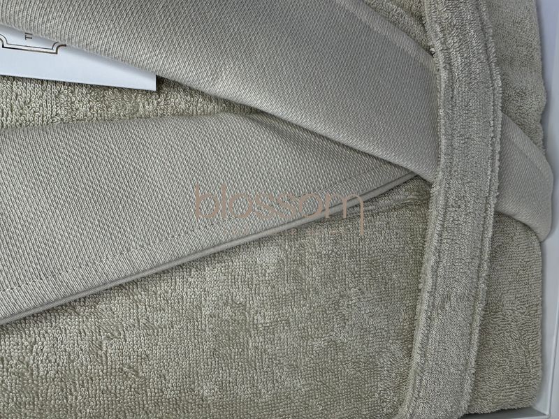 Халат махровий  унісекс(чоловічий та жіночий) MODAL BATHROBE BEJ Tivolyo home 6445 фото