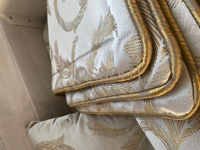 Роскошный комплект покрывала с наволочками и декоративными подушками TIFFANY, Pepper Home 1022 фото
