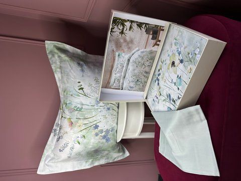 Комплект постільної білизни сатин люкс POLINA, євро TIVOLYO HOME 0017 фото