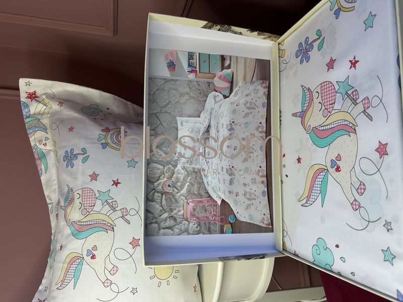Комплект дитячої постільноі білизни UNICORN TEK, Tivolyo home, півтораспальний розмір 0020 фото