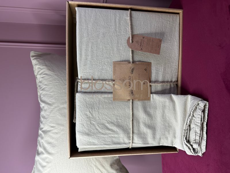 Постельное белье вареный хлопок LIMASSO, standart ,евро, oxford tan 0107 фото