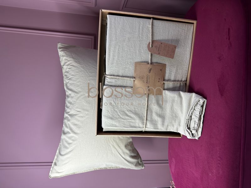 Постельное белье вареный хлопок LIMASSO, standart ,евро, oxford tan 0107 фото