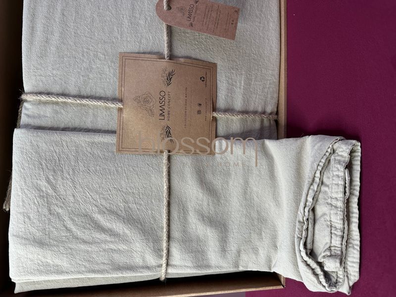 Постельное белье вареный хлопок LIMASSO, standart ,евро, oxford tan 0107 фото