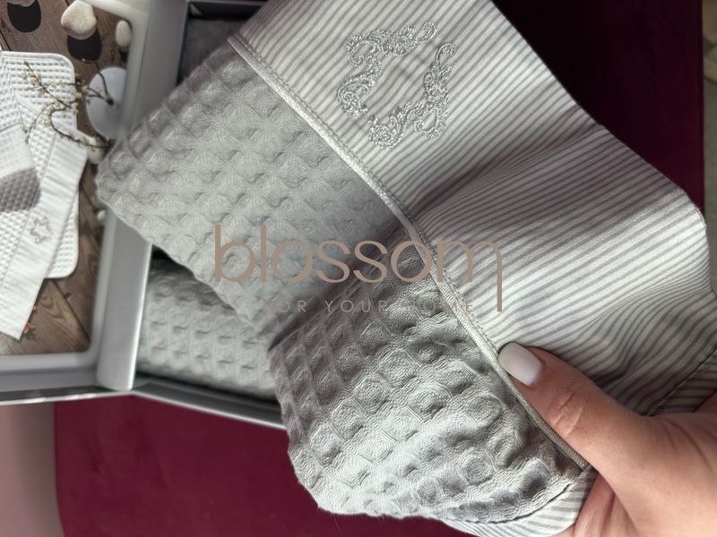 кухонний комплект рушників Maison d'or, Brise apone grey 1031 фото