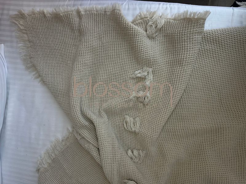 Покривало-плед вафельне PLUME ias, 240*250см, DANTELA 1163 фото