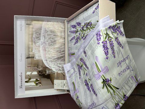 Комплект постільної білизни сатин LAVANDER lilac,Maison d'or, євро 1149 фото