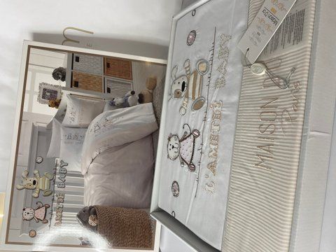 постільна білизна в ліжечко для немовлят LAMITIE beige, Maison d'or 1038 фото