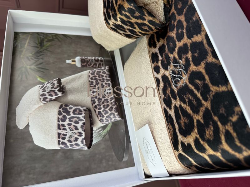 Комплект махрових рушників LEOPARD HARDAL , TIVOLYO HOME 7060 фото