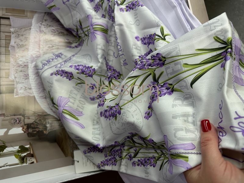 Комплект постільної білизни сатин LAVANDER lilac,Maison d'or, євро 1149 фото