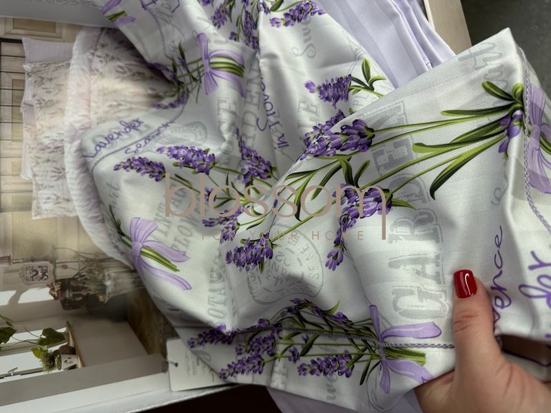 Комплект постільної білизни сатин LAVANDER lilac,Maison d'or, євро 1149 фото
