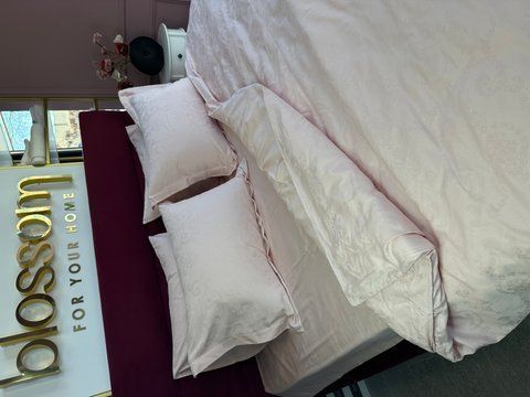 Постільна білизна жакардова Maison D'or, Mirabella rose, євро 01 фото