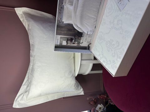 Постільна білизна жакардова Maison D'or, Mirabella cream, євро 01 фото