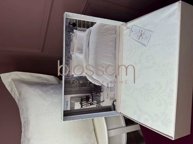 Постільна білизна жакардова Maison D'or, Mirabella cream, євро 01 фото