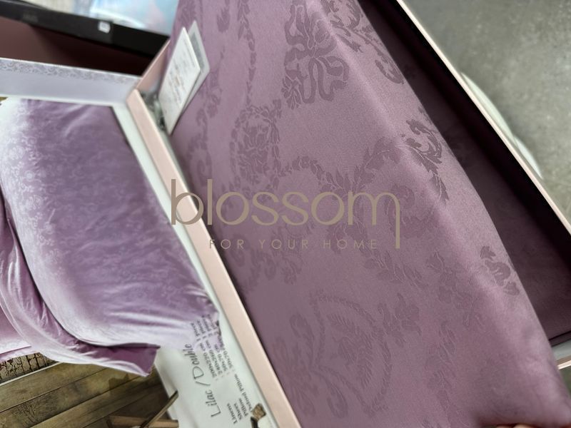 Постільна білизна жакардова Maison D'or, Mirabella lilac, євро 01 фото