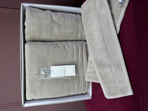 Комплект махрових рушників CARESSE beige, Mаison D'or 00976 фото